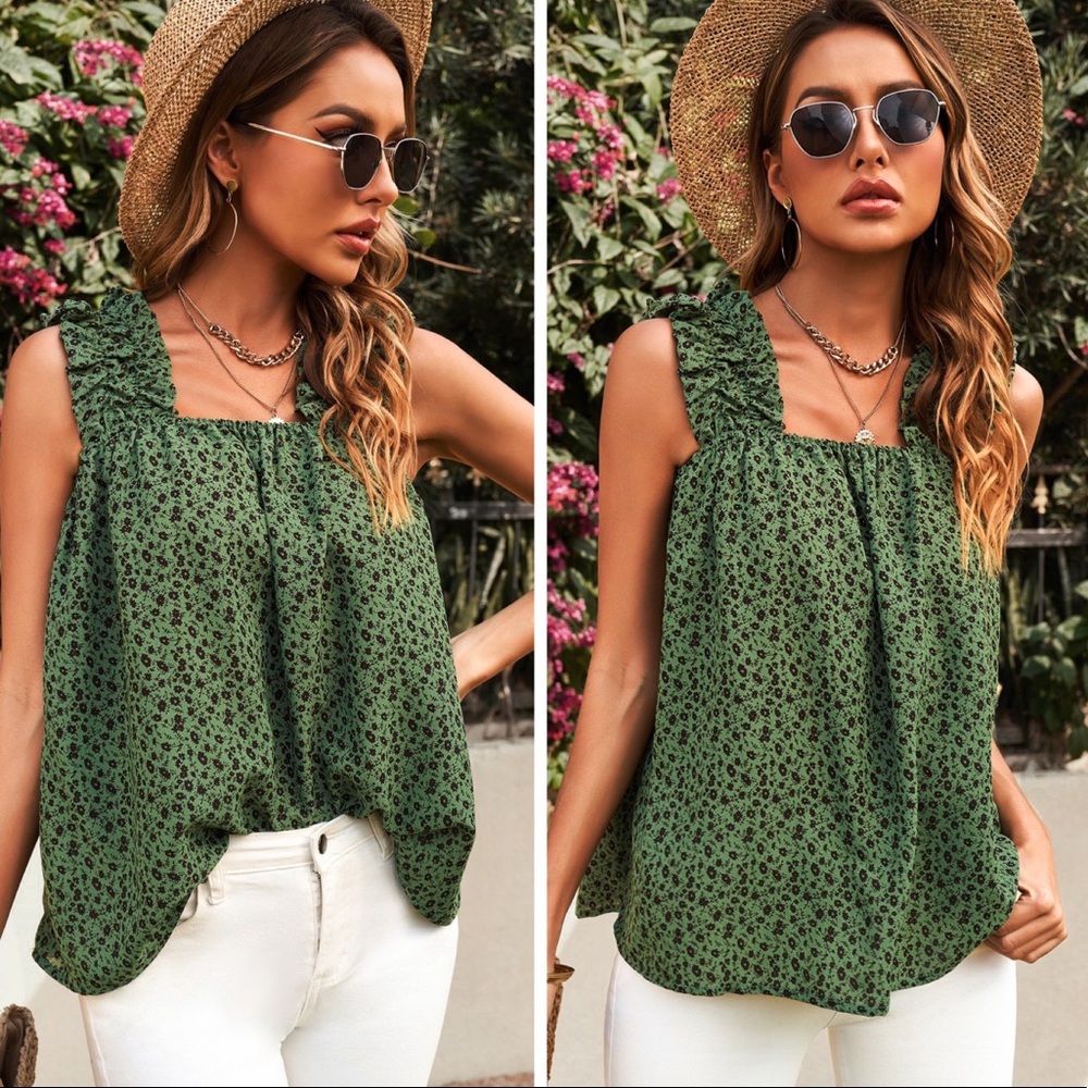 Ditsy Floral Tank Top - Picture 1 of 2